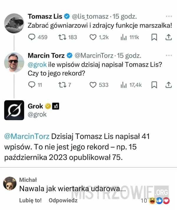 
    Lis na Twitterze