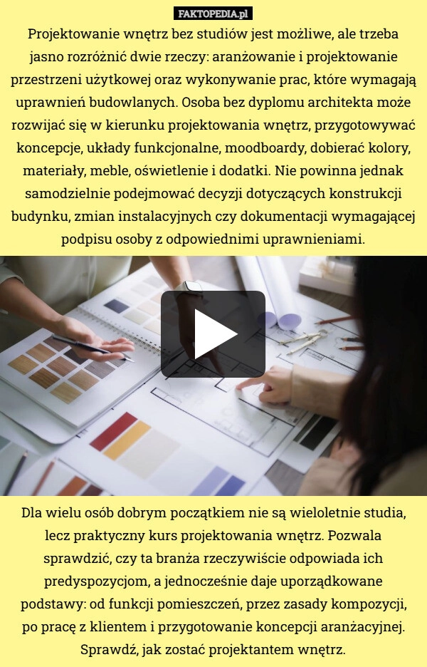 
    Czy można projektować wnętrza bez studiów? Sprawdź teraz!