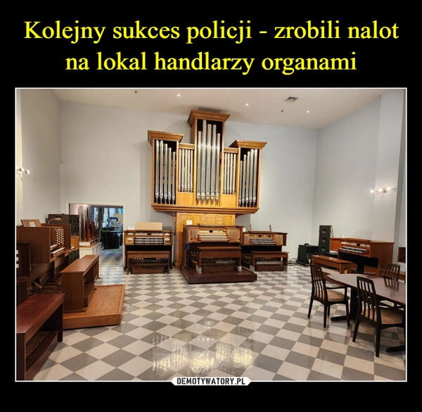 
    Kolejny sukces policji - zrobili nalot na lokal handlarzy organami