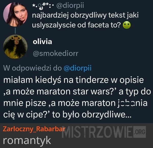 
    Obrzydliwy tekst