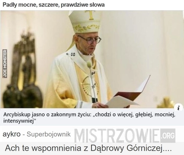 
    Padły mocne, szczere, prawdziwe słowa