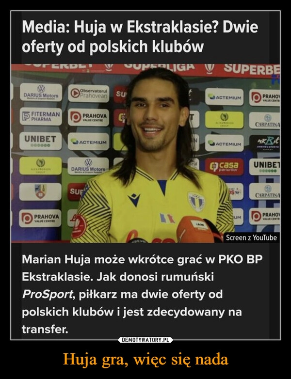 
    Huja gra, więc się nada