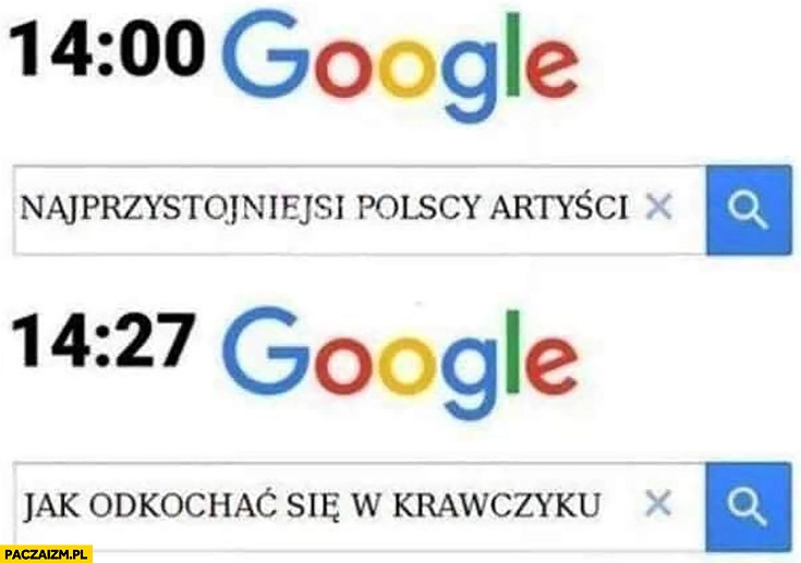 
    Najprzystojniejsi Polscy artyści jak odkochać się w Krawczyku wyszukiwarka Google