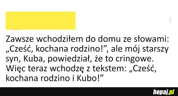 
    No teraz to brzmi zdecydowanie lepiej