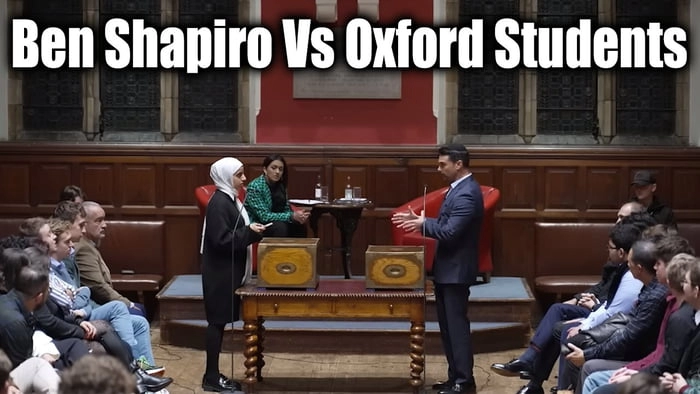 
    I watched this and I realised that students at Oxford aren't all that smart.