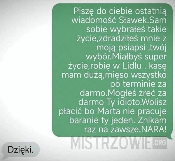 
    Wiadomość