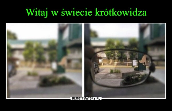 
    Witaj w świecie krótkowidza