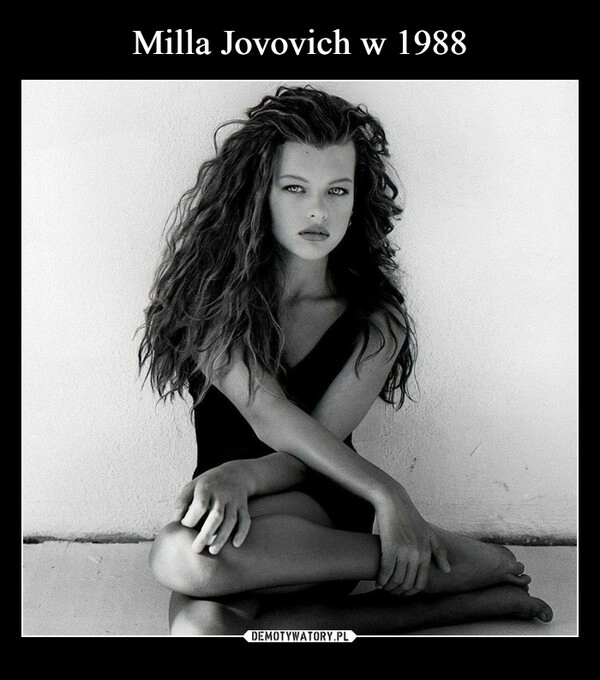 
    Milla Jovovich w 1988