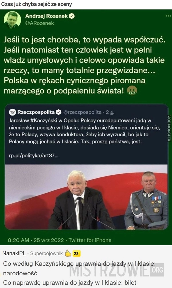 
    
			Czas już chyba zejść ze sceny					