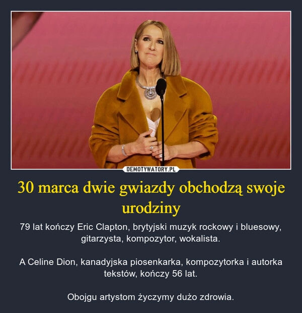 
    30 marca dwie gwiazdy obchodzą swoje urodziny