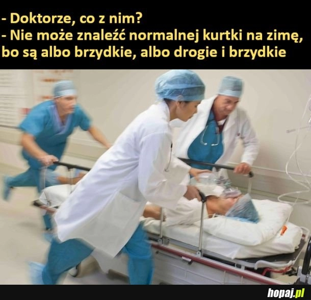 
    Szukanie kurtki na zimę...