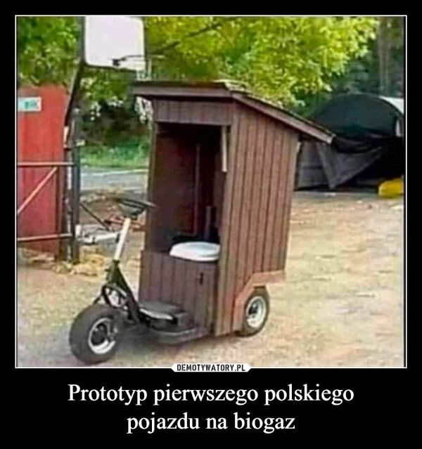 
    Prototyp pierwszego polskiego
pojazdu na biogaz