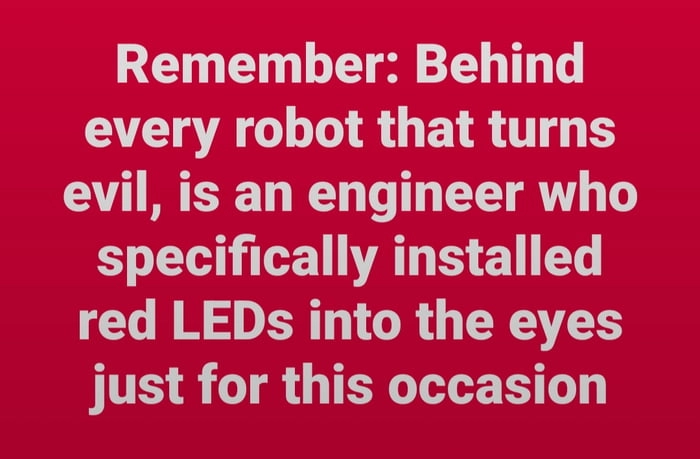 
    Evil robot