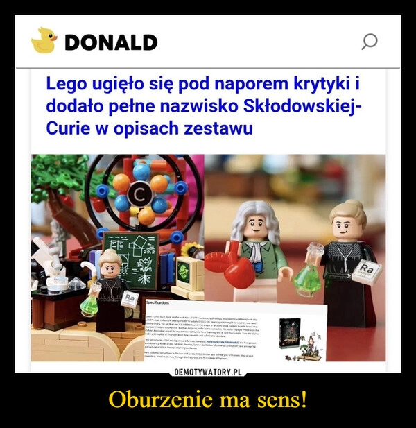 
    Oburzenie ma sens!