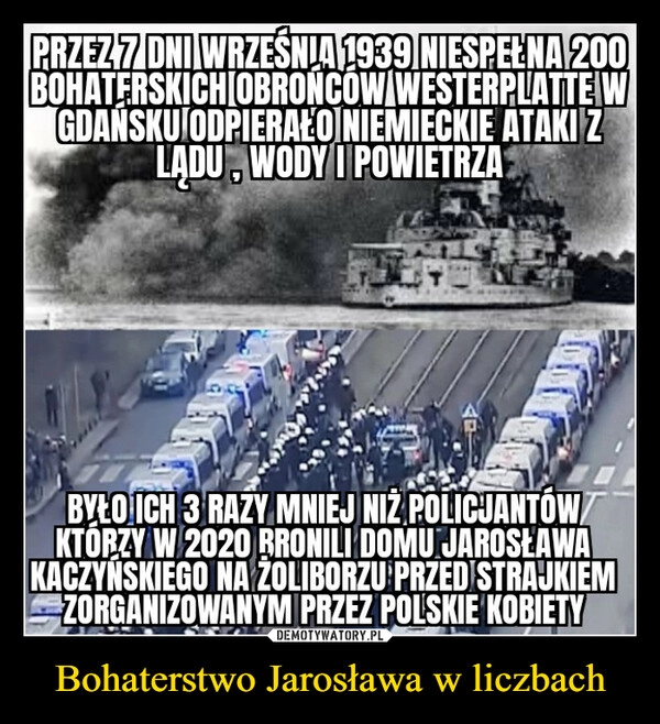 
    Bohaterstwo Jarosława w liczbach