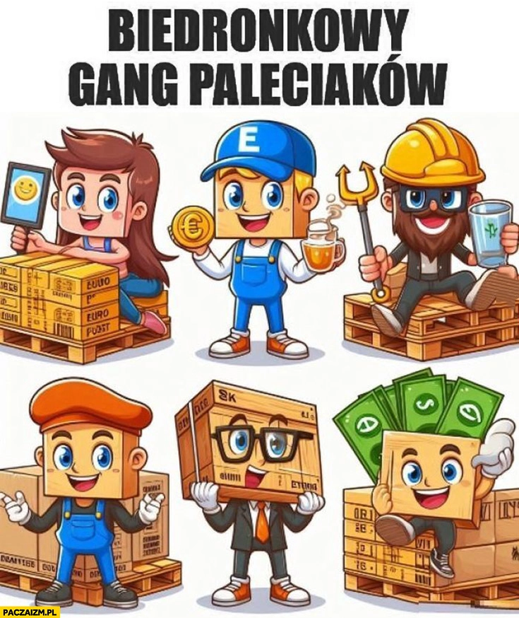 
    Biedronkowy gang paleciaków zabawki maskotki