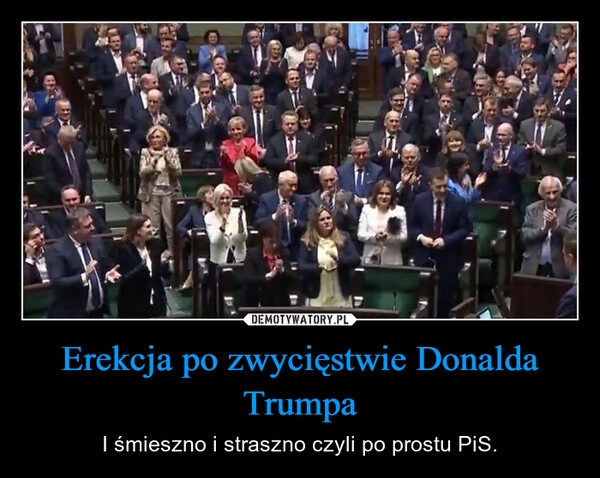 
    Erekcja po zwycięstwie Donalda Trumpa