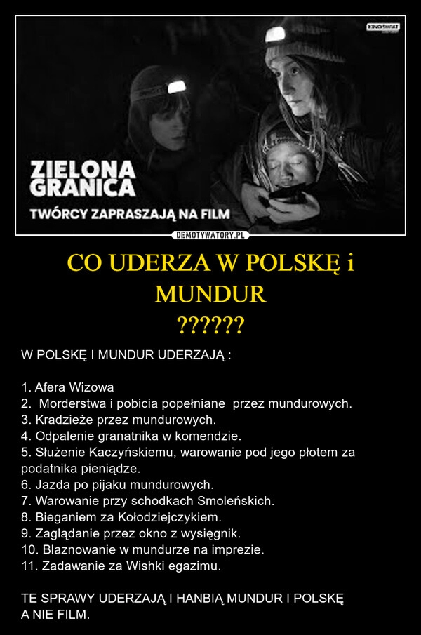 
    CO UDERZA W POLSKĘ i MUNDUR
??????