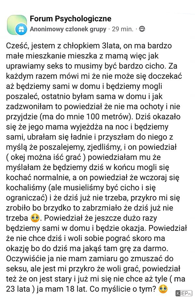 
    Są rzeczy ważne i ważniejsze