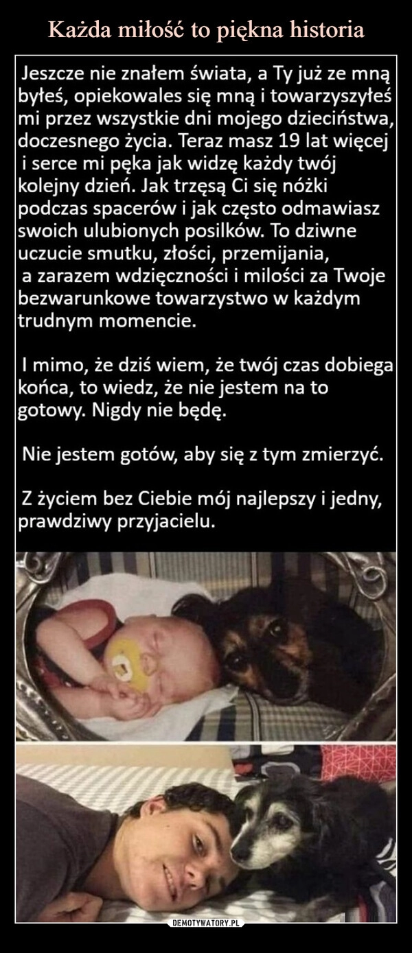 
    Każda miłość to piękna historia