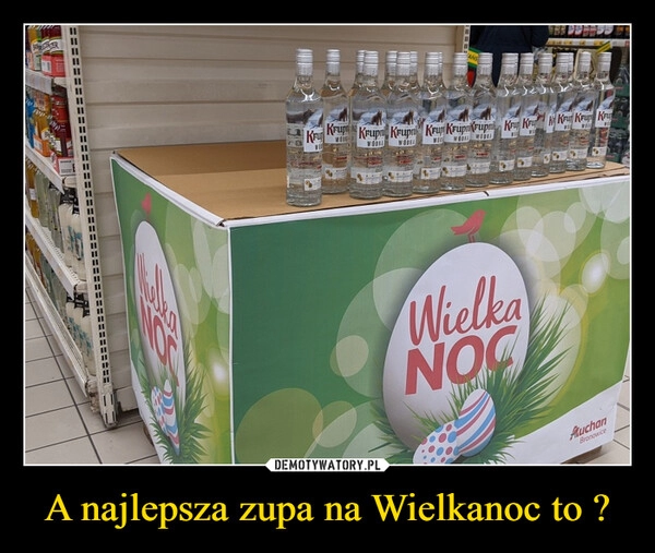 
    A najlepsza zupa na Wielkanoc to ?