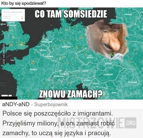 
    Kto by się spodziewał?