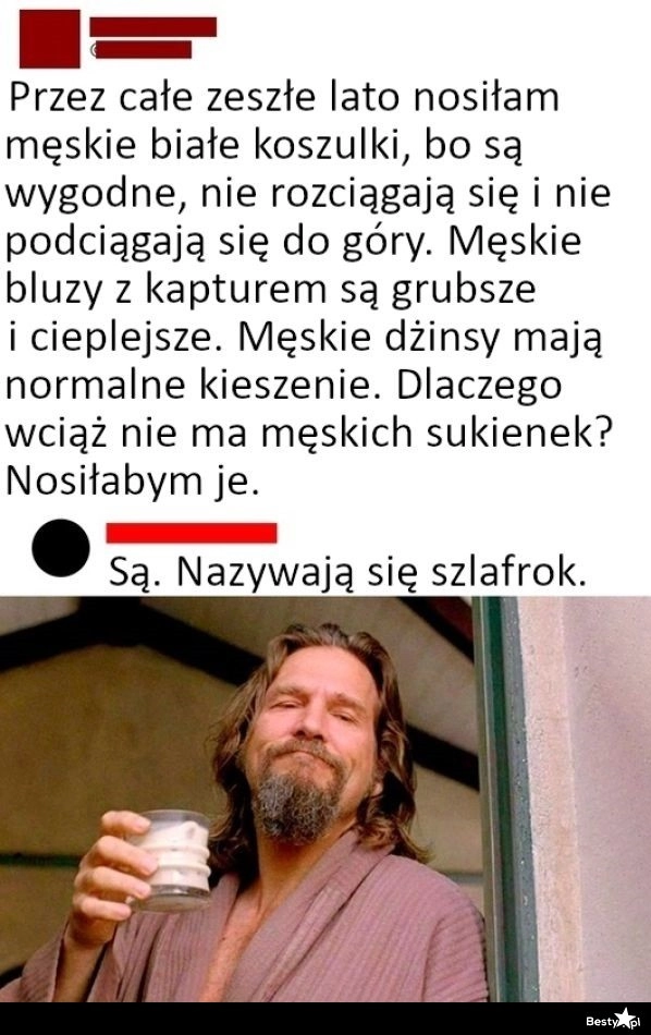 
    Męskie ubrania 