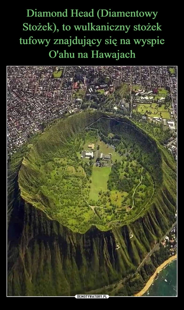 
    Diamond Head (Diamentowy Stożek), to wulkaniczny stożek tufowy znajdujący się na wyspie O'ahu na Hawajach