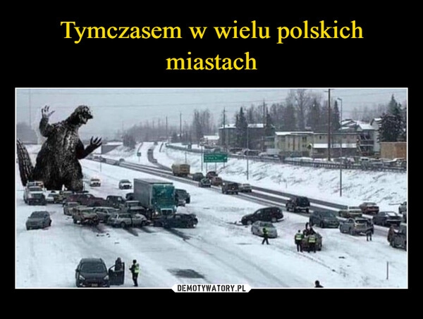 
    Tymczasem w wielu polskich miastach