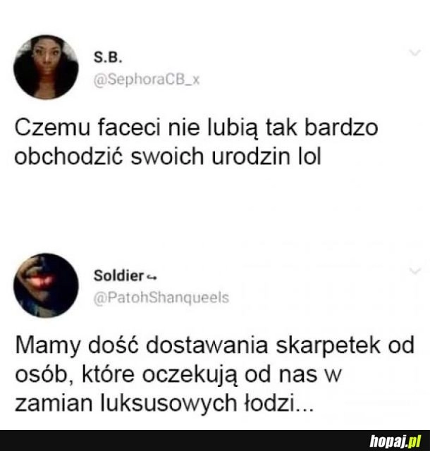 
    Męskie urodziny