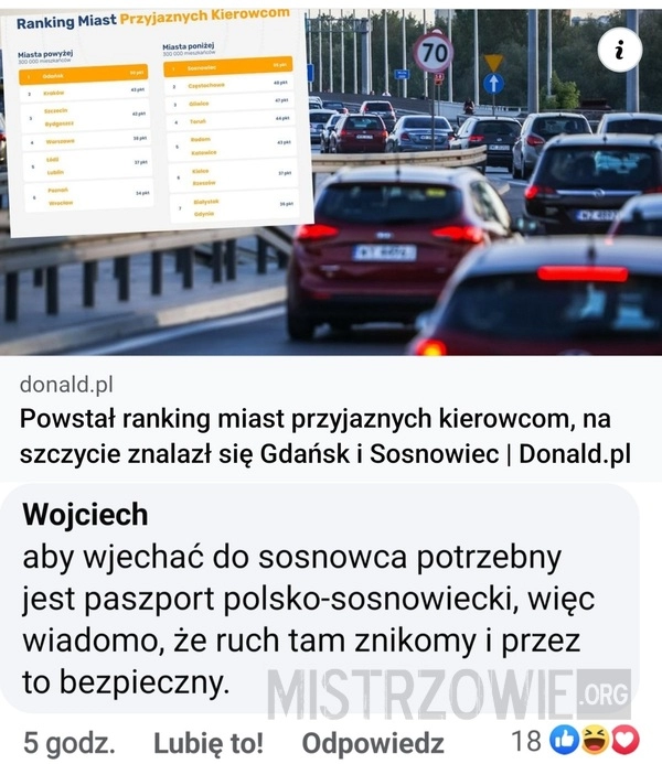 
    Miasta przyjazne kierowcom