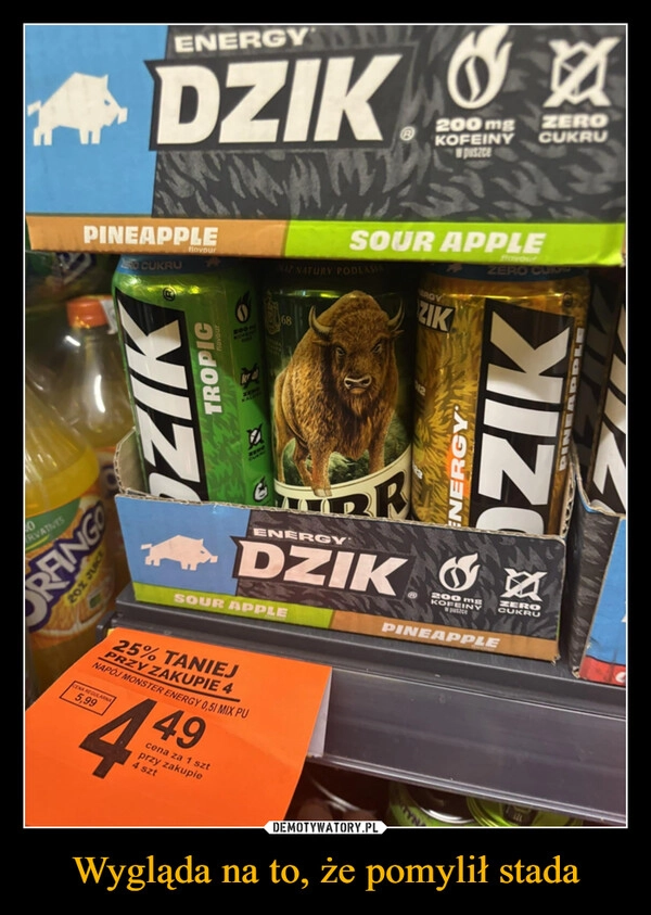 
    Wygląda na to, że pomylił stada
