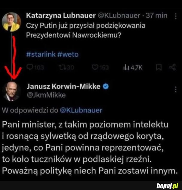 
    JKM znów zaorał