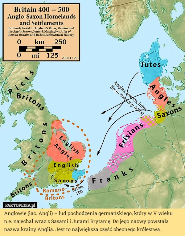 
    Anglowie (łac. Angli) – lud pochodzenia germańskiego, który w V wieku n.e.