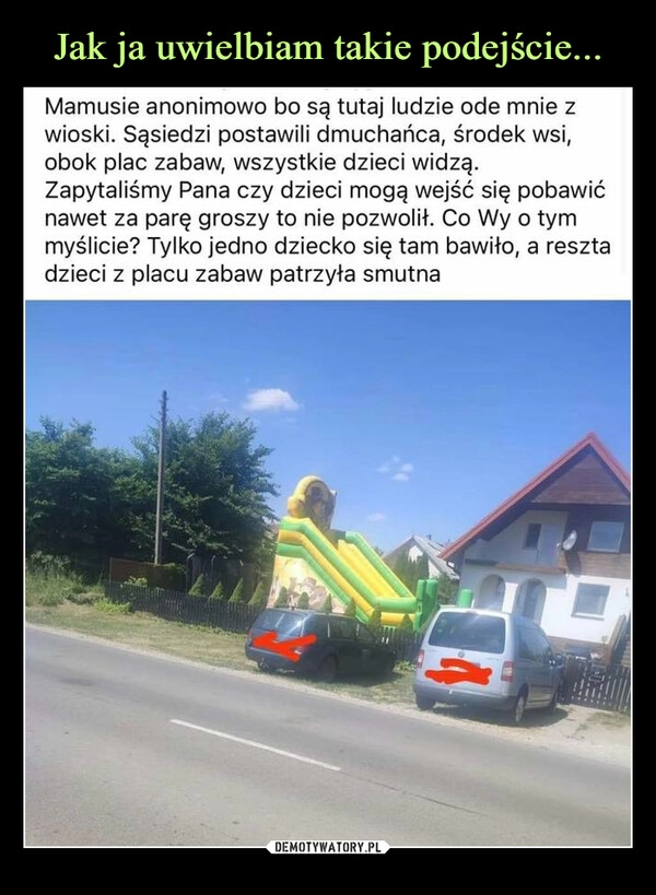 
    Jak ja uwielbiam takie podejście...