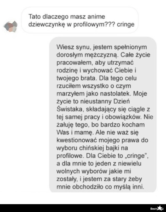 
    Z perspektywy ojca 