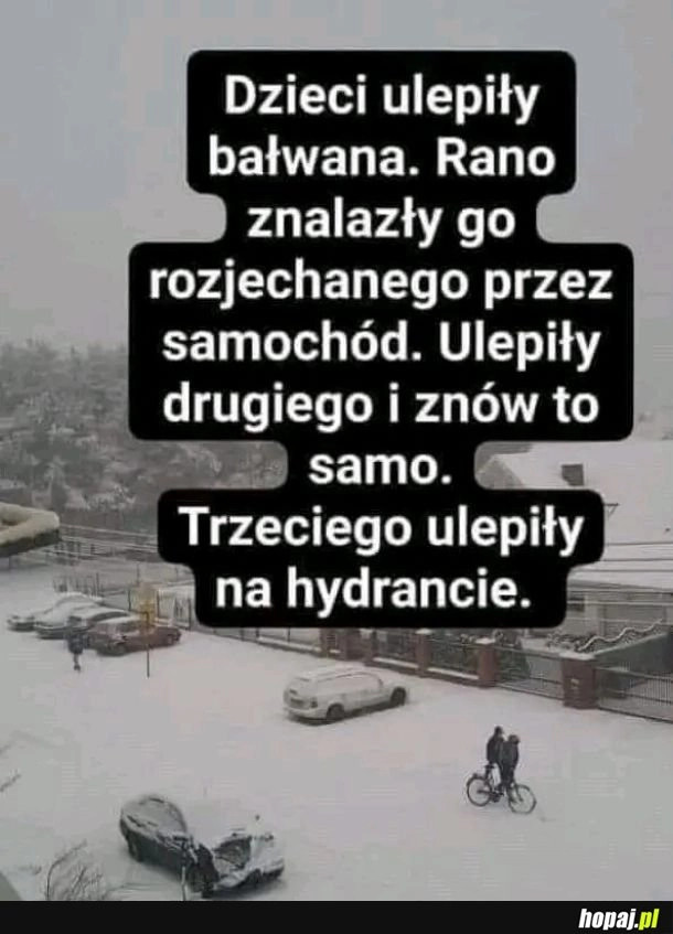 
    Bałwany tak mają.