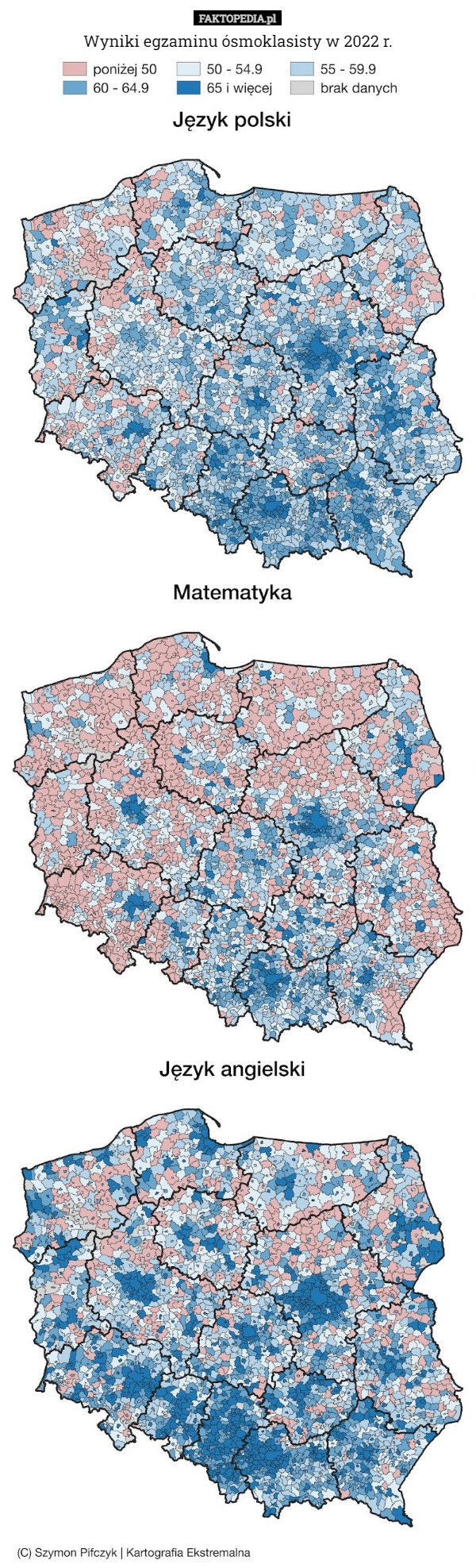 
    Wyniki egzaminu ósmoklasisty w 2022 r.