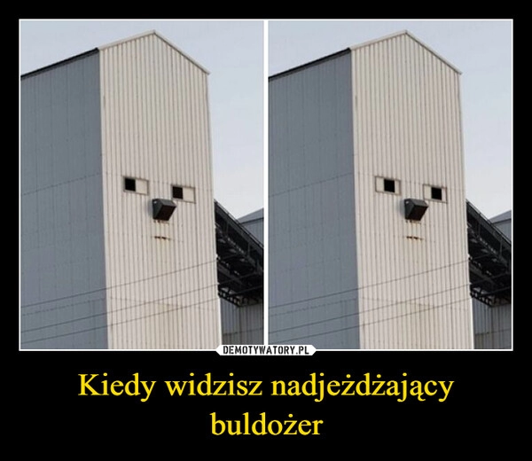 
    
Kiedy widzisz nadjeżdżający buldożer 