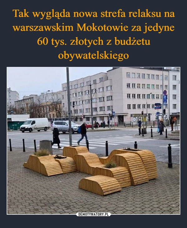 
    Tak wygląda nowa strefa relaksu na warszawskim Mokotowie za jedyne 60 tys. złotych z budżetu obywatelskiego