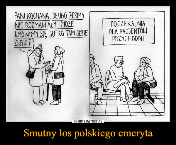 
    Smutny los polskiego emeryta