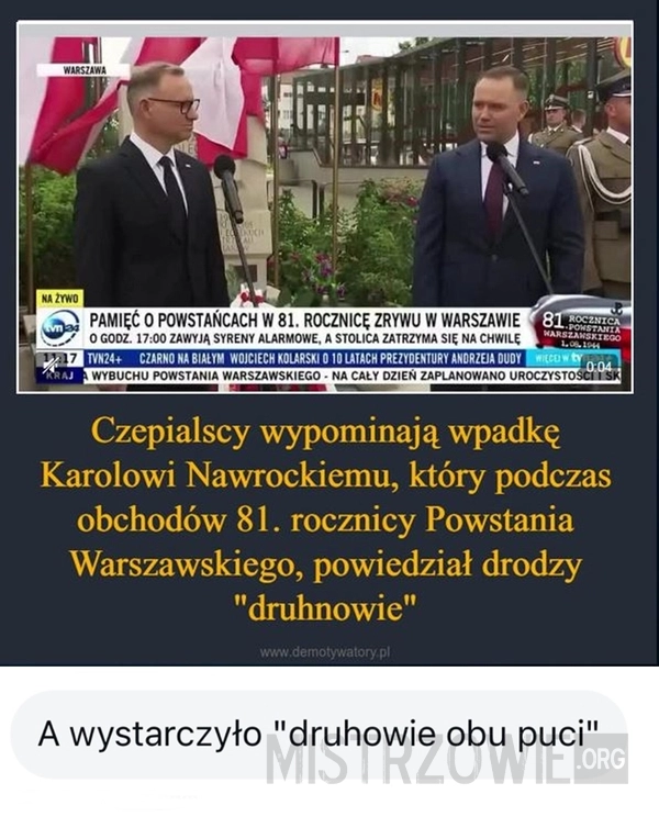 
    Druhny i druhnowie