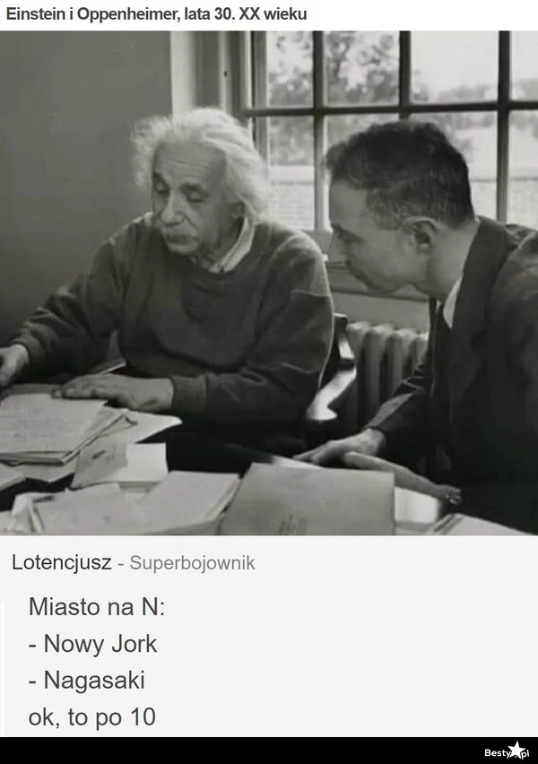 
    Einstein i Oppenheimer 