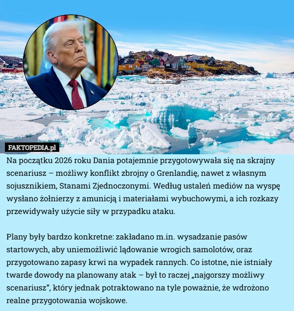 
    Na początku 2026 roku Dania potajemnie przygotowywała się na skrajny scenariusz