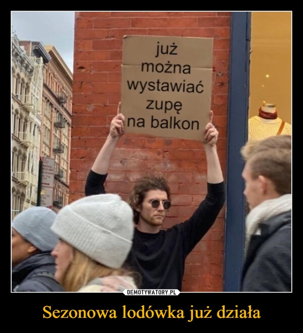 
    Sezonowa lodówka już działa