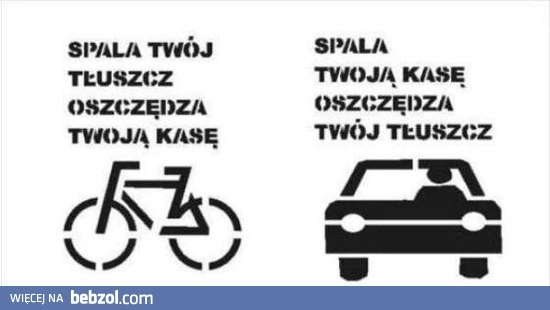 
    Rower czy samochód?
