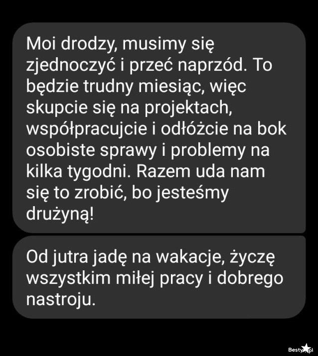 
    Ciężki miesiąc w pracy 