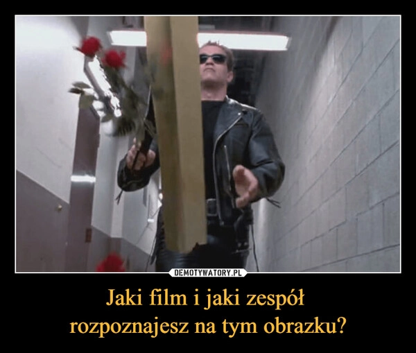 
    Jaki film i jaki zespół 
rozpoznajesz na tym obrazku?