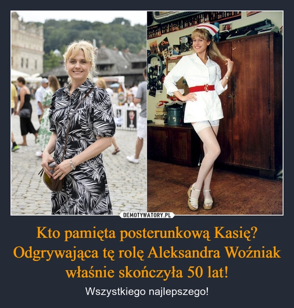 
    Kto pamięta posterunkową Kasię? Odgrywająca tę rolę Aleksandra Woźniak właśnie skończyła 50 lat!