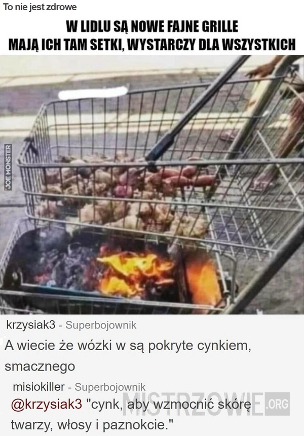 
    To nie jest zdrowe